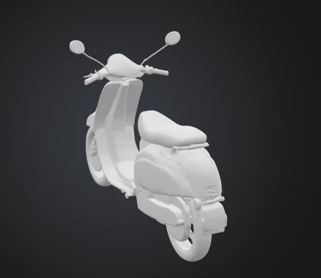 Mô hình xe tay ga cổ điển (Vespa Scooter) để in 3D - Image 4