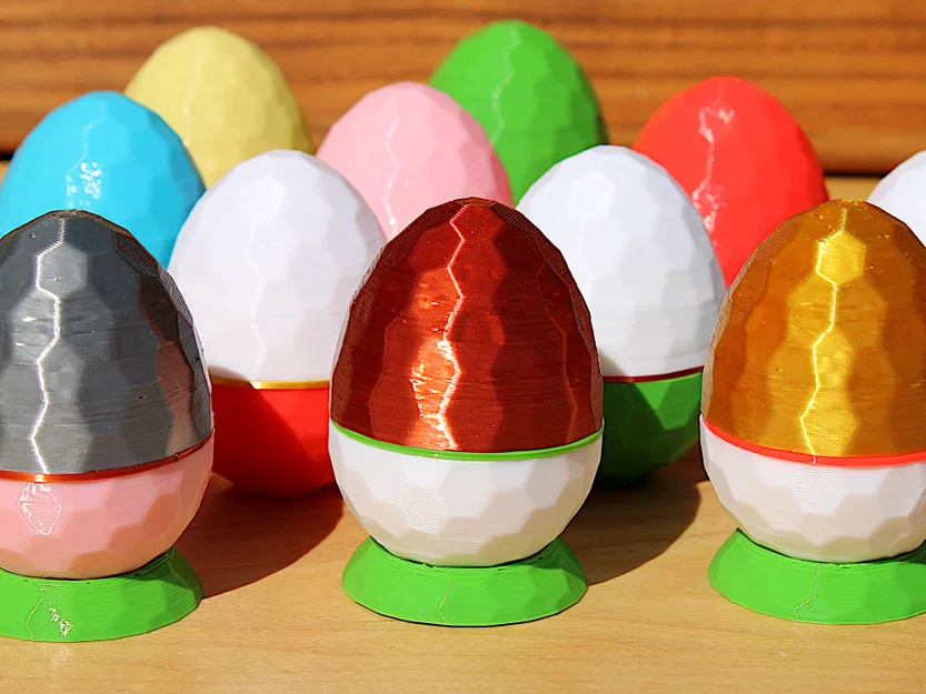 Hexegg: Hộp Đựng Quà - Hộp Hình Trứng Lục Giác Có Ren Vặn - Image 1