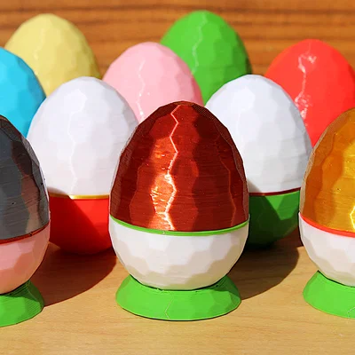 Hexegg: Hộp Đựng Quà - Hộp Hình Trứng Lục Giác Có Ren Vặn
