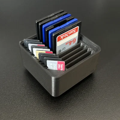 Khay Đựng Thẻ Nhớ SD/MicroSD Chuẩn Gridfinity 1x1x3