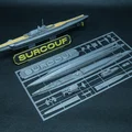 Mô hình tàu ngầm tuần dương Surcouf (tỷ lệ 1:625) - Thumbnail 10