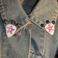 Bộ khuôn (jig) khoan lỗ cho miếng gảy đàn (dùng để đính vào áo battle jacket) - Thumbnail 2