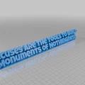 Mô hình trang trí bàn làm việc Excuses Are The Tools - Thumbnail 1