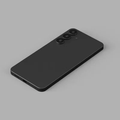 Mô hình 3D Samsung Galaxy S25 FE tỉ lệ 1:1 dùng làm mẫu thử