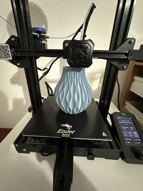 Bình hoa hồng in 3D đẹp mắt - Dễ dàng in với nhựa PLA - Image 3