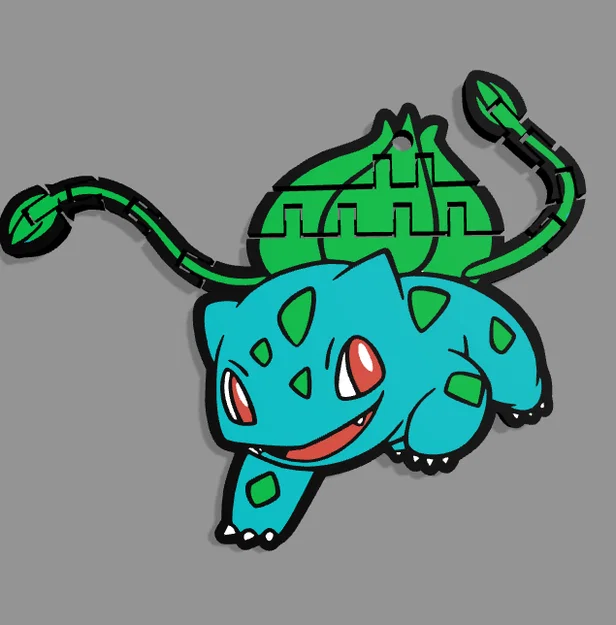 Mô hình Pokemon Bulbasaur Flexi cử động linh hoạt - Image 2