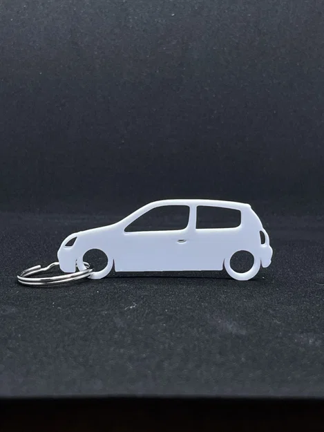 Móc khóa / Hình bóng xe Renault Clio 2 (bản 3 cửa) - Image 1