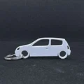 Móc khóa / Hình bóng xe Renault Clio 2 (bản 3 cửa) - Thumbnail 1