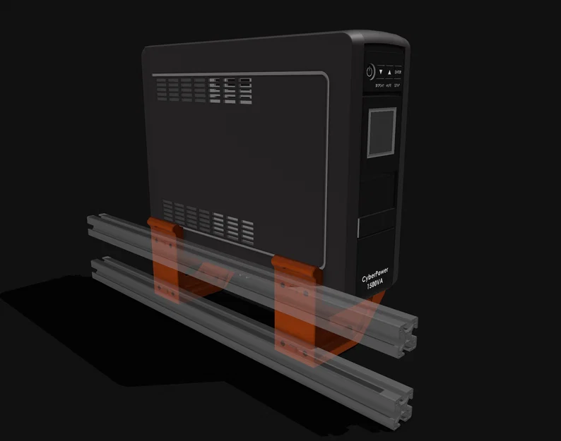 Giá đỡ bộ lưu điện CyberPower 1500 cho khung nhôm định hình 3030 - Image 2