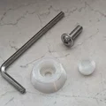 Chân đế nội thất, ren M6, chống trượt - Thumbnail 2