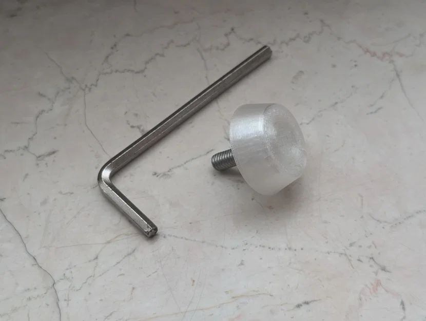 Chân đế nội thất, ren M6, chống trượt - Image 3