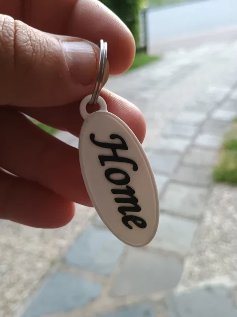Móc khóa Home 3D trang trí đẹp mắt và dễ in cho mọi nhà - Image 2