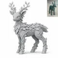 Mô hình 3D chú Nai Lá (Leafy Deer) - Thumbnail 1