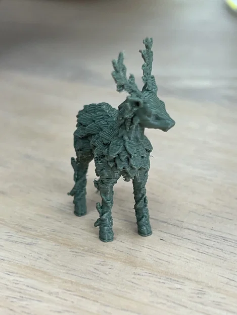 Mô hình 3D chú Nai Lá (Leafy Deer) - Image 2