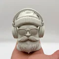 Mô hình tượng bán thân người đàn ông có râu cực chất - Thumbnail 1