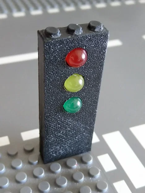 Vỏ bảo vệ module đèn giao thông LED Arduino tương thích với Lego - Image 1