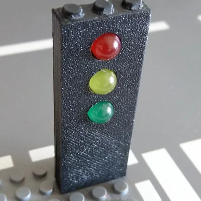 Vỏ bảo vệ module đèn giao thông LED Arduino tương thích với Lego