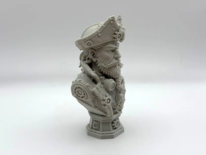 Tượng Bán Thân Cướp Biển Steampunk - Image 2