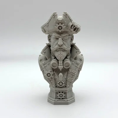 Tượng Bán Thân Cướp Biển Steampunk