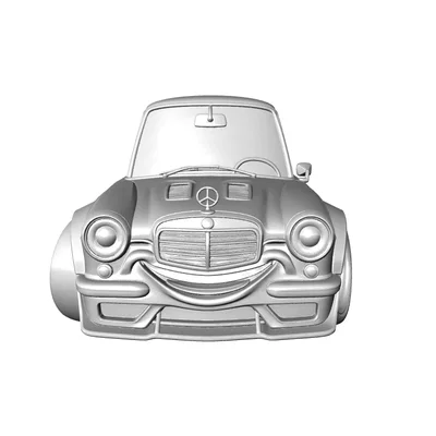 Mô hình Mercedes W111 W112 Coupé phong cách Caricature độc đáo