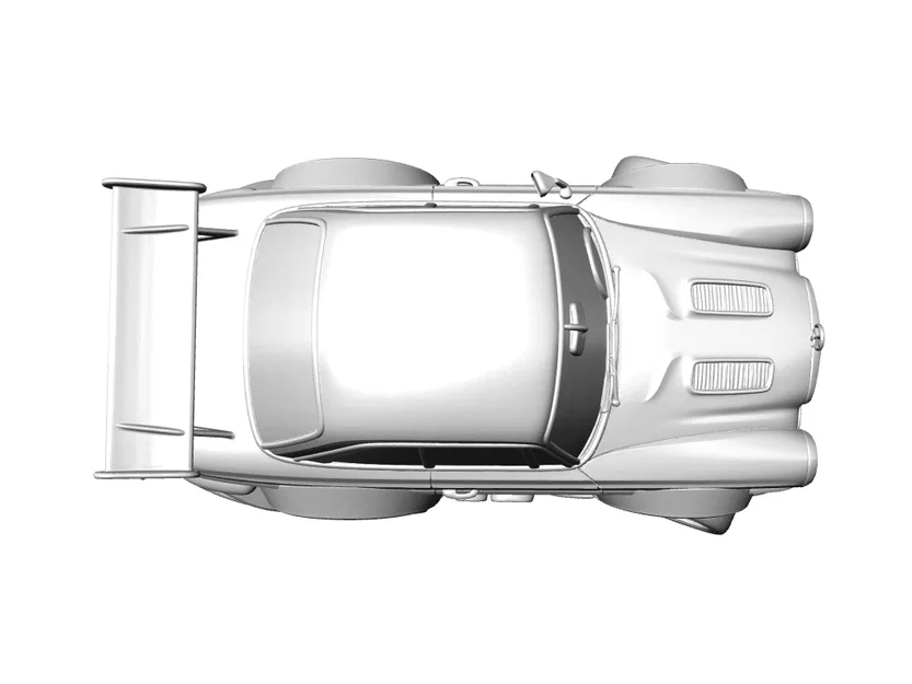 Mô hình Mercedes W111 W112 Coupé phong cách Caricature độc đáo - Image 3