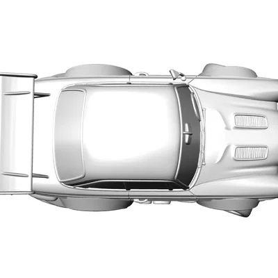 Mô hình Mercedes W111 W112 Coupé phong cách Caricature độc đáo