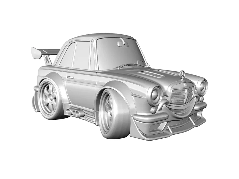 Mô hình Mercedes W111 W112 Coupé phong cách Caricature độc đáo - Image 4