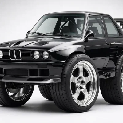 Mô hình xe BMW e30 M3 Caricature phong cách hoạt hình độc đáo