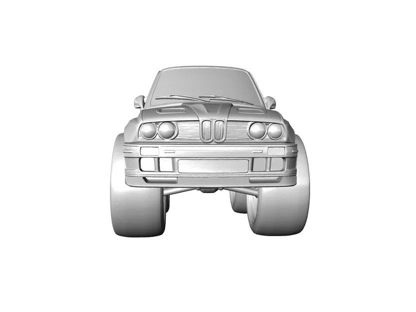 Mô hình xe BMW e30 M3 Caricature phong cách hoạt hình độc đáo - Image 5