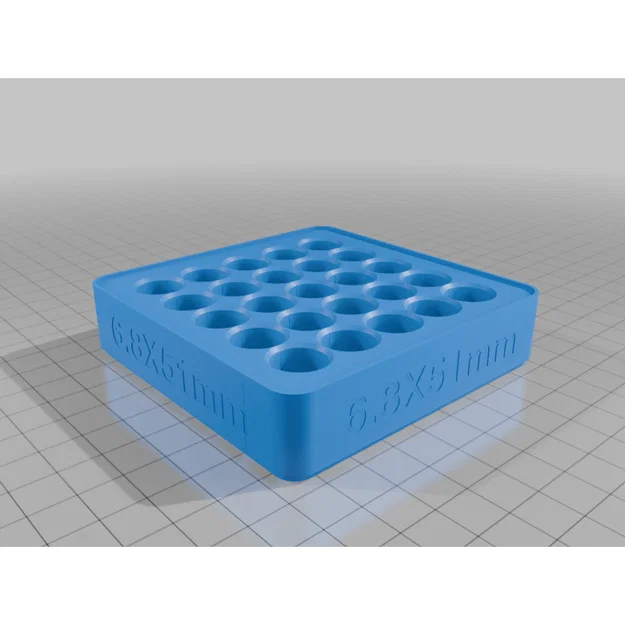 Khay đựng đạn 6.8x51mm (Loading Block) - Hỗ trợ nạp đạn 3D - Image 1