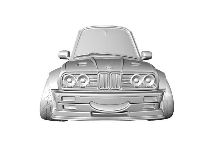Mô hình xe BMW e30 M3 phong cách hoạt hình (Caricature) cực chất - Image 2