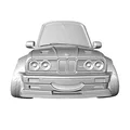 Mô hình xe BMW e30 M3 phong cách hoạt hình (Caricature) cực chất - Thumbnail 2