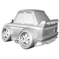Mô hình xe BMW e30 M3 phong cách hoạt hình (Caricature) cực chất - Thumbnail 5