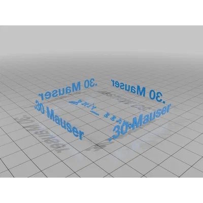 Khay Đựng Đạn .30 Mauser In 3D Đa Năng