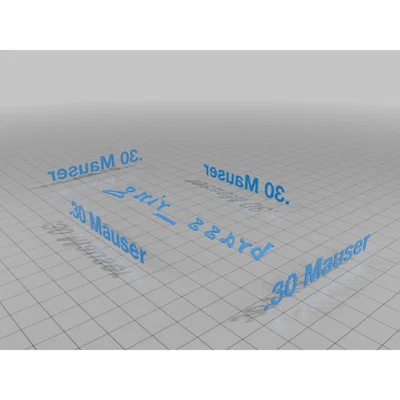 Khay Đựng Đạn .30 Mauser In 3D Đa Năng