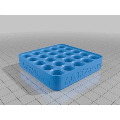 Khay đựng đạn 7.63x25mm: File in 3D hỗ trợ sắp xếp linh kiện