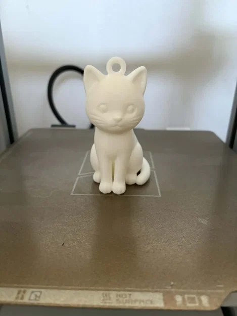 Móc khóa mèo dễ thương – Thiết kế tối giản Kawaii - Image 2