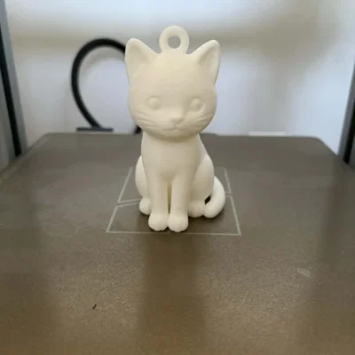 Móc khóa mèo dễ thương – Thiết kế tối giản Kawaii