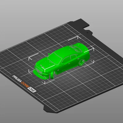 Mô hình xe thể thao Dodge SRT8 chất lượng cao cho máy in 3D