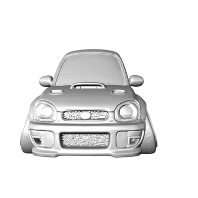 Mô hình Subaru Impreza 22B STI 1998 phong cách hoạt hình (Caricature)