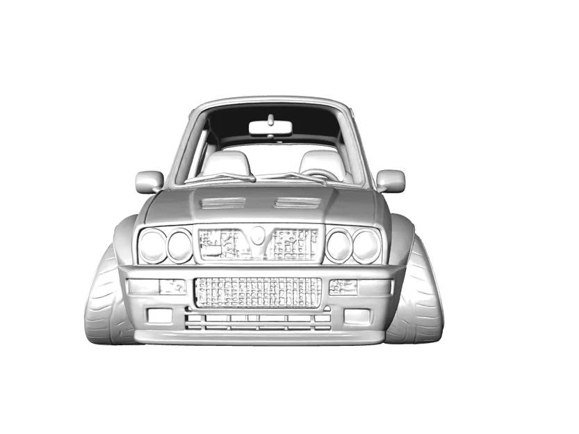 Mô hình 3D Lancia Delta HF Integrale 1991 phong cách hoạt hình - Image 5