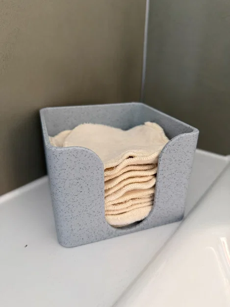 Khay Đựng Bông Tẩy Trang 10cm - Thiết Kế Gọn Gàng, Hiện Đại - Image 1