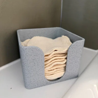 Khay Đựng Bông Tẩy Trang 10cm - Thiết Kế Gọn Gàng, Hiện Đại