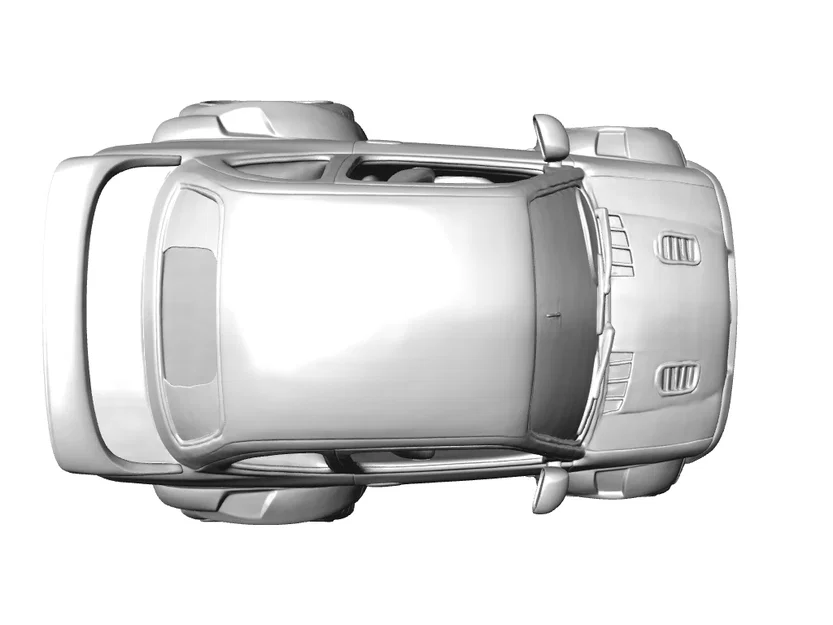 Mô hình xe Ford Escort RS Cosworth 1992 phong cách Caricature 3D - Image 2