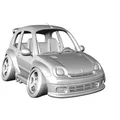 Mô hình 3D Renault Clio Williams 1993 phong cách Caricature cực đẹp - Thumbnail 2