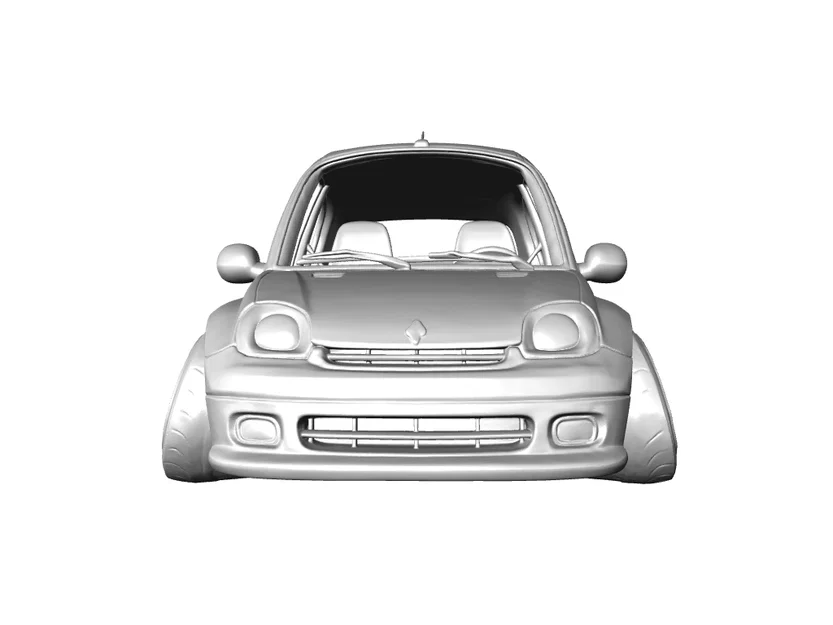 Mô hình 3D Renault Clio Williams 1993 phong cách Caricature cực đẹp - Image 5