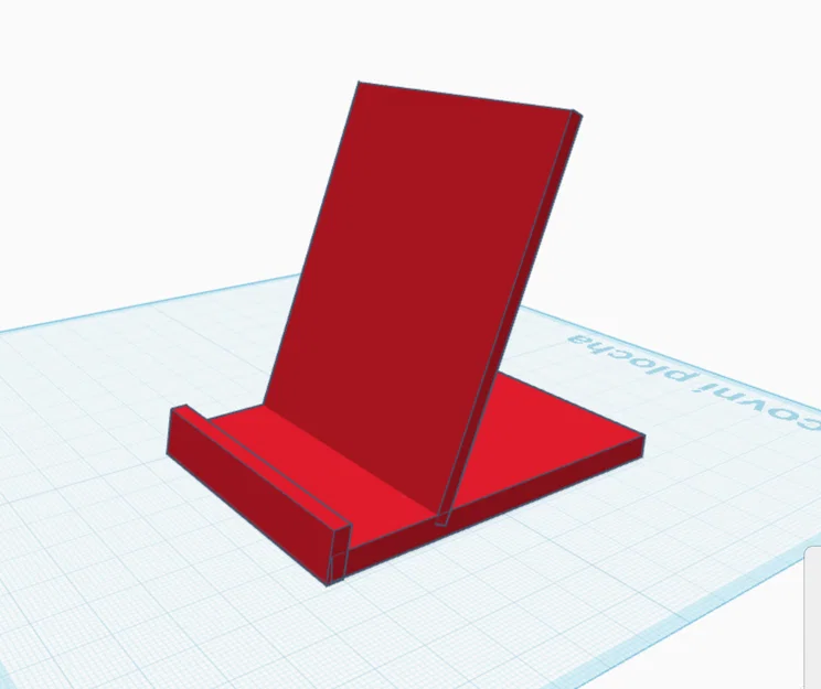 Giá đỡ điện thoại để bàn 3D tối giản - Dễ in, chắc chắn - Image 1
