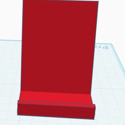Giá đỡ điện thoại để bàn 3D tối giản - Dễ in, chắc chắn