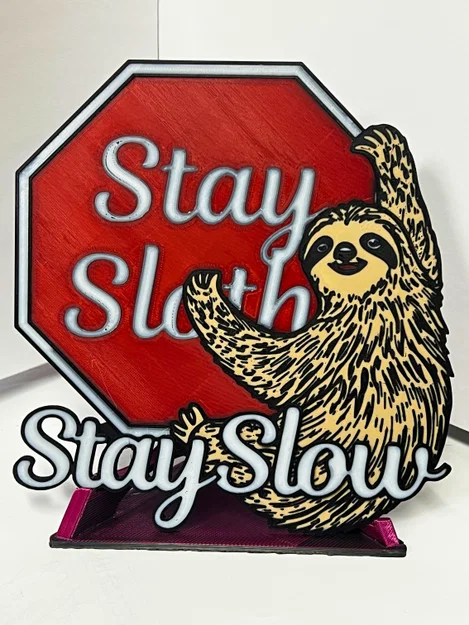 Mô hình trang trí để bàn Stay Sloth: Lời nhắc sống chậm đầy nghệ thuật - Image 1
