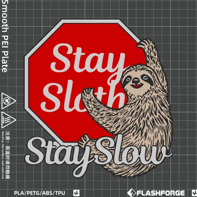 Mô hình trang trí để bàn Stay Sloth: Lời nhắc sống chậm đầy nghệ thuật